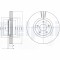 DELPHI BG4231C Disc frana