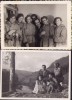M804N Lot de 2 fotografii v&acirc;nători de munte rom&acirc;ni 1949
