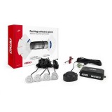 Senzor de parcare Buzzer 4 senzor argintiu