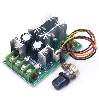 Controler motor DC 10-60V ( 20A - 1200W max ) PWM / Speed controller foto