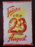 PM332N Material de propagandă comunistă, Trăiască 23 August și cu stema PMR