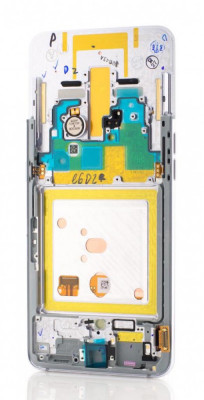 LCD Samsung Galaxy A80, A805, Silver, Service Pack foto