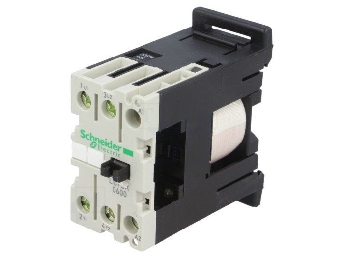 Contactor 2P 230VAC 6A DIN
