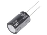 Condensator electrolitic THT 33uF 450VDC 16x25mm