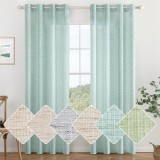 Cumpara ieftin Set 2 Draperii, 140 x 145 cm, Albastru Deschis - CN