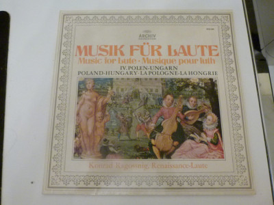 Music for lute - vinil foto