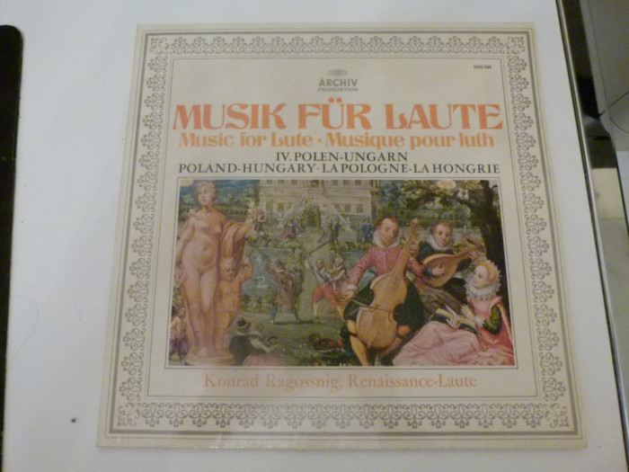 Music for lute - vinil