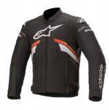 Geaca textil moto Alpinestars T-Gp Plus R V3, negru/fluo/rosu/alb, marime S