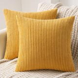 Cumpara ieftin Set 2 Huse de Perna, 50 x 50 cm, Galben - CN