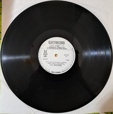 Disc Vinil F. Liszt - Concert Nr. 1 Pentru Pian Şi Orchestră / Preludiile - Poem Simfonic-Electrecord - ECE 0344 foto
