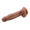 Dildo Realistic Orion Dual Density 21.5cm cu Ventuza, Texturat, Material PVC Premium, Sex Shop