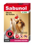 Cumpara ieftin Sabunol Dog GPI, Zgarda Antiparazitara Caini 2-10 kg, Culoare Roz (35cm)