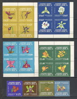 Costa Rica.1975 Posta aeriana:Flori-Orhidee DF.68 foto
