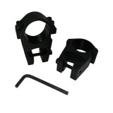 Inele de montura pentru lunete airsoft, 11 mm, metalice, negre, Oem