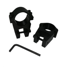 Inele de montura pentru lunete airsoft, 11 mm, metalice, negre