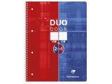 Caiet A4+ Duo, reversibil, cu spirala, 80 file, Clairefontaine