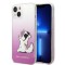 Husa iPhone 14 Plus / iPhone 15 Plus - Karl Lagerfeld Hardcase (KLHCP14MCFNRCPI) - Pink Choupette Fun