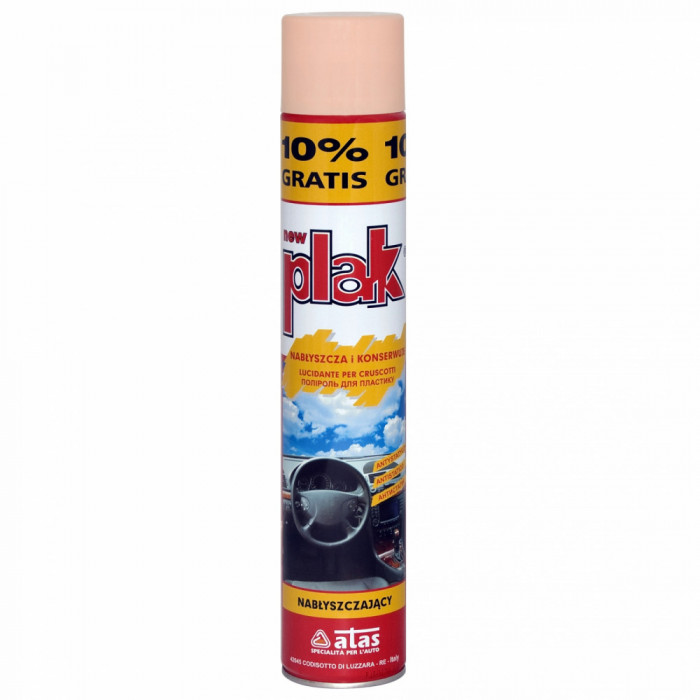 Spray siliconic pentru curatarea bordului ATAS PLAK 750ML Piersica