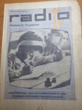 Revista radio tv 12 septembrie 1968 cu programul din 15-21 septembrie 1968