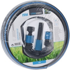 Set furtun de gradina20m, 1 2 , cu accesorii de conectare