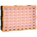 Cumpara ieftin Organizator cu 64 de sertare, 52 x 16 x 37,5 cm