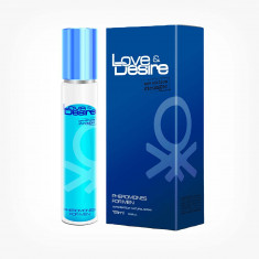 Parfum natural cu feromoni, Love & Desire, pentru barbati, 15 ml