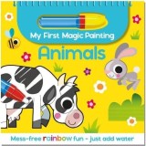 My First Magic Painting Animals | Carte Activitate Copii Artă