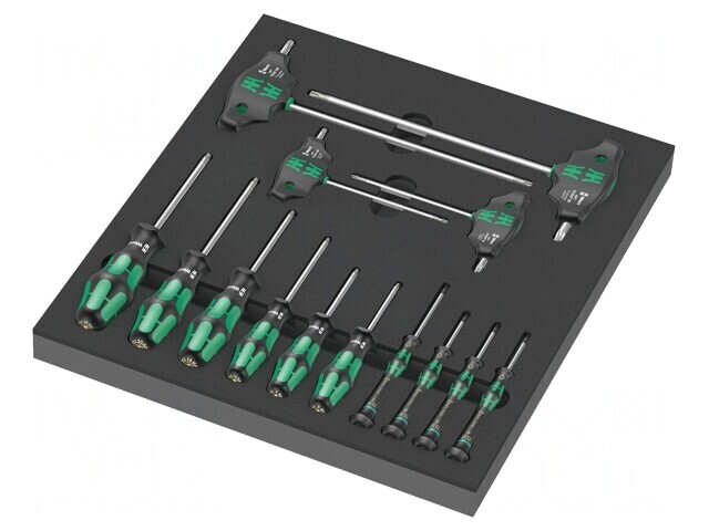 Set Șurubelnițe Torx WERA &icirc;n Inserție din Spumă
