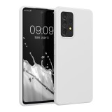 Husa Kwmobile pentru Samsung Galaxy A53 5G, Silicon, Alb, 57808.48, Carcasa