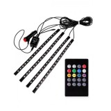 Cumpara ieftin Lumini auto Ambientale LED,alimentare 12V, cu telecomanda inclusa - Multicolor