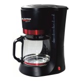 Filtru de cafea Delicia Albatros, 10 cesti, 680 W, Negru/Rosu