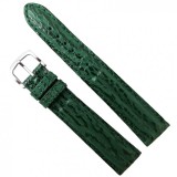 Cumpara ieftin Curea Ceas &bdquo;Emerald Shark&rdquo; WZ2900 &ndash; Piele Veritabilă de Rechin, Verde (14mm -