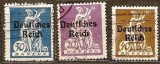 Lot timbre Bayern &ndash; supratipărire Deutsches Reich, valori 20&ndash;40 Pf, obliterate -A80