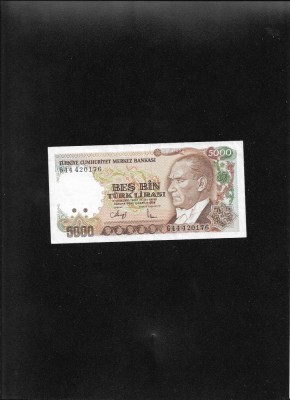 Turcia 5000 lire 1970 seria44420176 foto