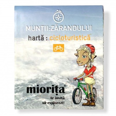 Muntii Zarandului Harta Cicloturistica M 1 : 100.000 foto