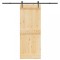 vidaXL Ușă glisantă cu set de feronerie 80x210 cm, lemn masiv de pin