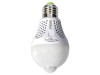 Lampă LED E27 7W 4000K 1480lm VIRONE cu Senzor Mișcare IR, Diametru 60mm, Lungime 115mm