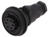 Conector Circular Mufă Mamă 6-PIN Filet Exterior PX0740/S