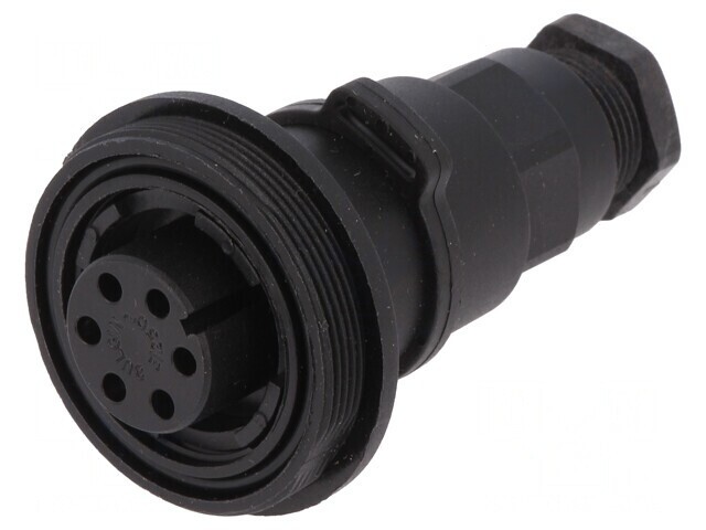Conector Circular Mufă Mamă 6-PIN Filet Exterior PX0740/S