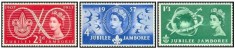 Marea Britanie 1957 - Cercetasi, World Jamboree, serie neuzata