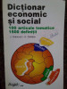J. Bermond, A. Geledan - Dictionar economic si social. 100 articole tematice, 1500 definitii (1995)