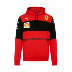 Ferrari hanorac de barba?i cu gluga sweatshirt redblack F1 Team 2022 - XS foto