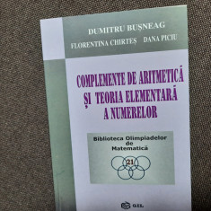 COMPLEMENTE DE ARITMETICA SI TEORIA ELEMENTARA A NUMERELOR DUMITRU BUSNEAG 25/1