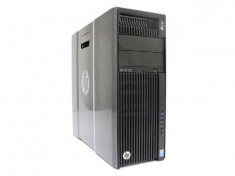 Workstation HP Z640 Tower, Intel Quad Core Xeon E5-2637 v3 3.5 GHz, 32 GB DDR4 ECC, 512 GB SSD, DVD-ROM, Placa Video NVIDIA Quadro K600, Windows 10 foto