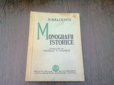 MONOGRAFII ISTORICE - N. BALCESCU foto