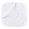 Set 100 hartii de copt pentru friteuza cu aer cald Ecoopts, 19 x 19 cm, alb