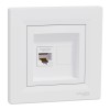Priza RJ45 simpla UTP CAT5E Schneider Asfora alb EPH4300121