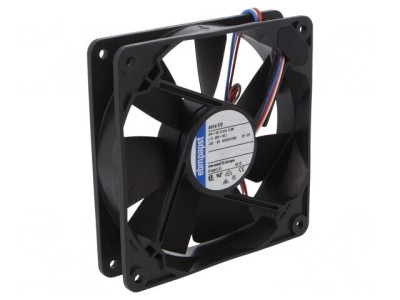 Ventilator DC Axial 24V 119x119x25mm 168m3/h 43dBA Cu Bilă foto