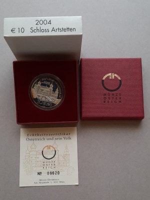 Moneda tematica de argint - 10 Euro 2004, Austria - A 3728 foto