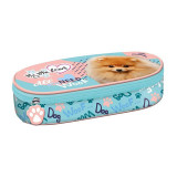 Cumpara ieftin Penar borseta 1 compartiment, 1 extensie, oval, Majewski, Colectia My Little Friend Fluffy Dog, PC-01, 20.5x9.5x5 cm